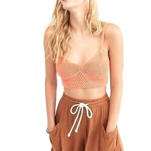 NEW Free People You Wanna Brami Crochet Bralette